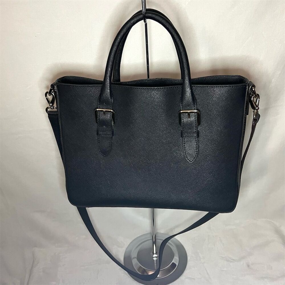 Kate Spade Black Leather Shoulder Bag Women's Casual Handbag - Picture 3 of 11
